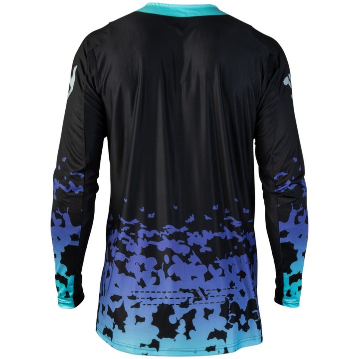 Crosstrøje Lite Flake Sort Grå FLY RACING s – billede 2