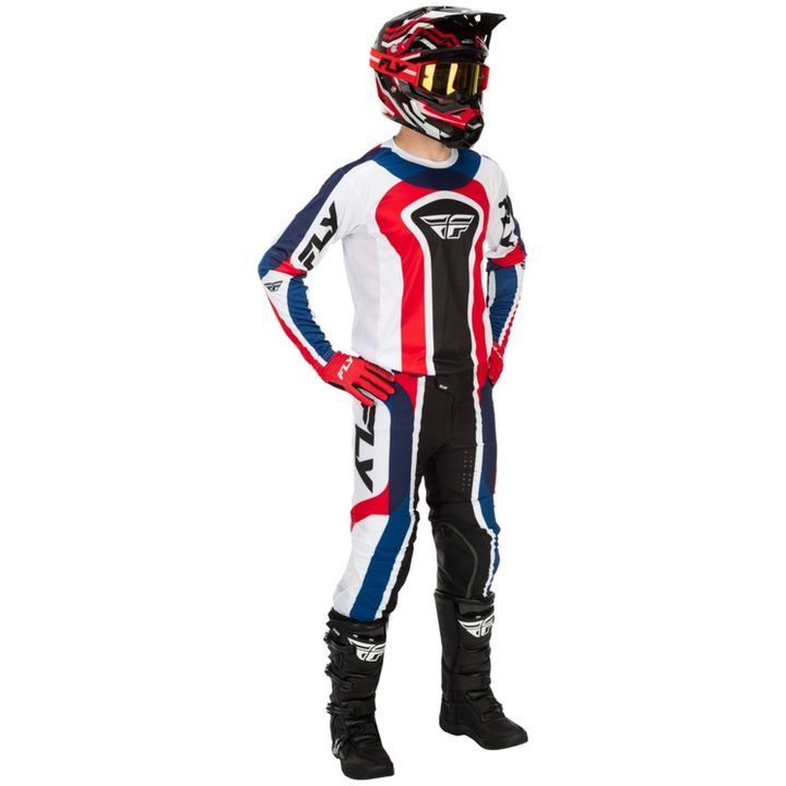 Crosstrøje Lite Glory Special Edition Rød/Hvid/Blå FLY RACING XXL – billede 4