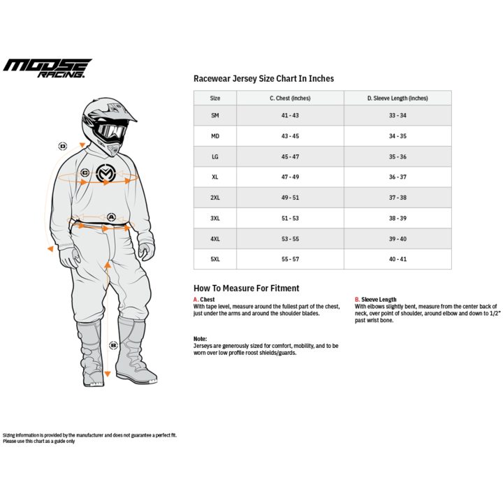 Crosstrøje Qualifier Sort MOOSE RACING XXXXXL – billede 2