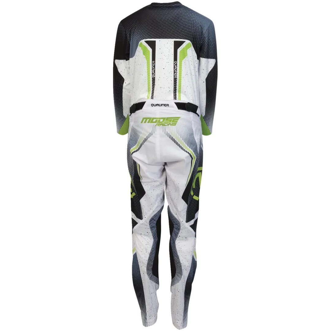 Crosstrøje Qualifier® Sort/Grøn MOOSE OFFROAD SOFT-GOODS Small – billede 3
