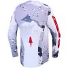 Crosstrøje Racer Air Lone Grå Camo Rød Hvid Alpinestars s – miniature 2