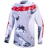 Crosstrøje Racer Air Lone Grå Camo Rød Hvid Alpinestars s – miniature 1