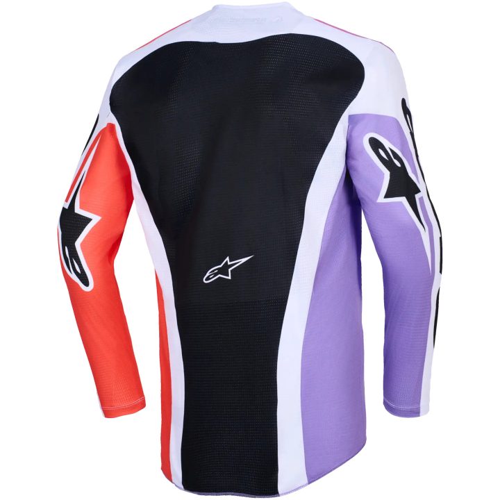 Crosstrøje Racer Air Portl Sort Pink Lilla Hvid Alpinestars XL – billede 2