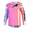 Crosstrøje Racer Air Portl Sort Pink Lilla Hvid Alpinestars XL – miniature 1