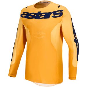 Crosstrøje Racer Amber Gul Marineblå Guld Alpinestars