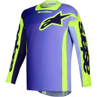 Crosstrøje Racer Portl Lilla Gul ALPINESTARS(MX)