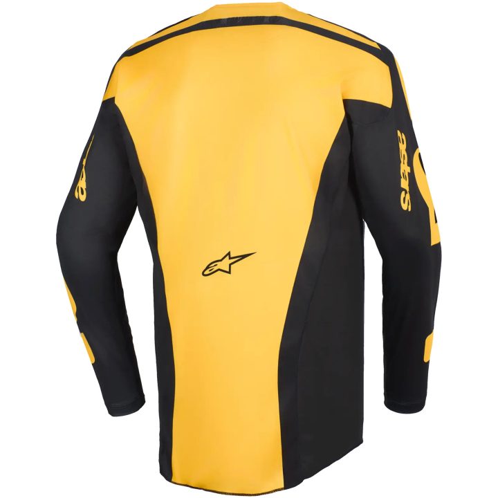 Crosstrøje Racer Riway Sort Gul Alpinestars s – billede 2