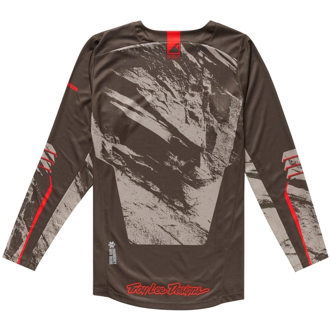 Crosstrøje Scout GP Pro Slab Brun TROY LEE DESIGNS Small – billede 2