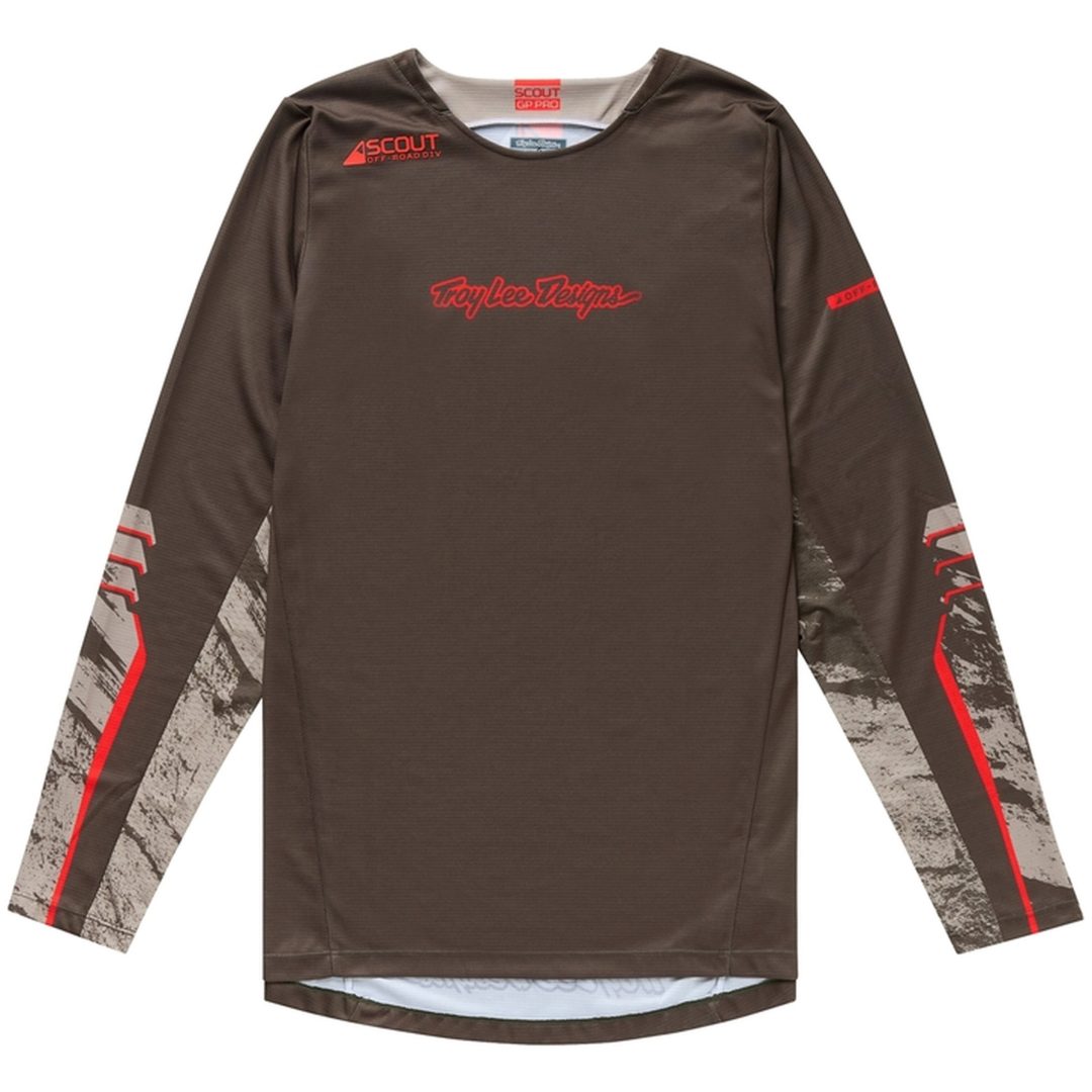 Crosstrøje Scout GP Pro Slab Brun TROY LEE DESIGNS Small