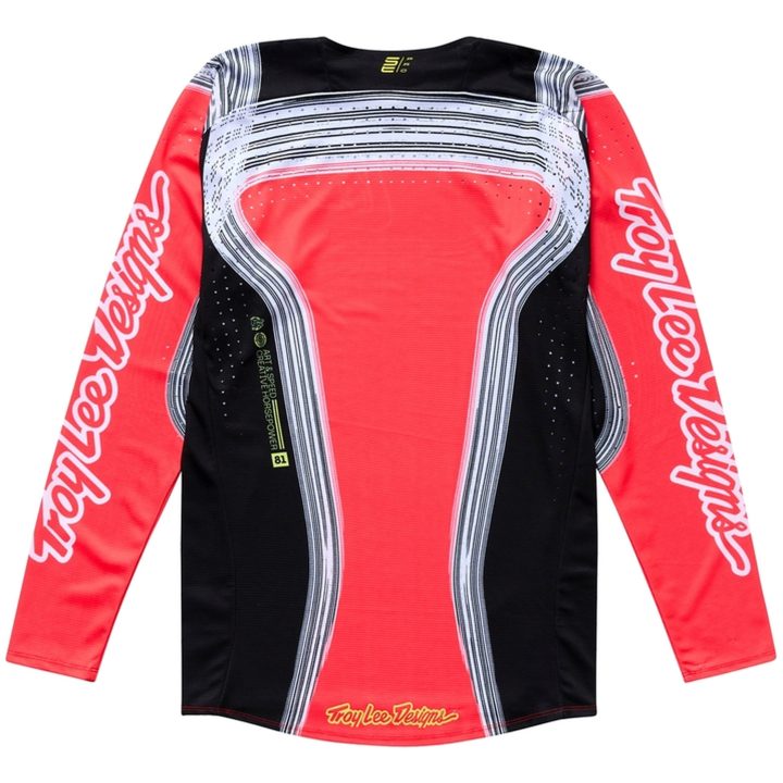 Crosstrøje SE PRO Stripes Rød/Sort TROY LEE DESIGNS Medium Barn – billede 2