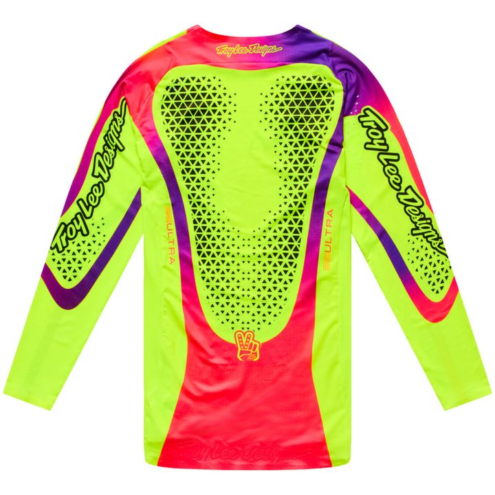 Crosstrøje SE Ultra Aura Neongul TROY LEE DESIGNS s – billede 3