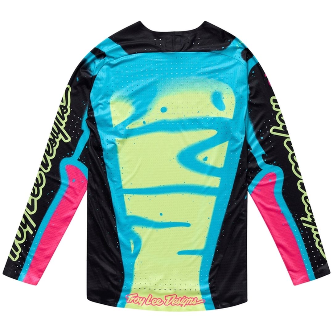 Crosstrøje SE Ultra Membrane Sort/Gul TROY LEE DESIGNS Large – billede 2
