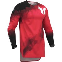Crosstrøje Sportmode Carbon Sort/rød THOR