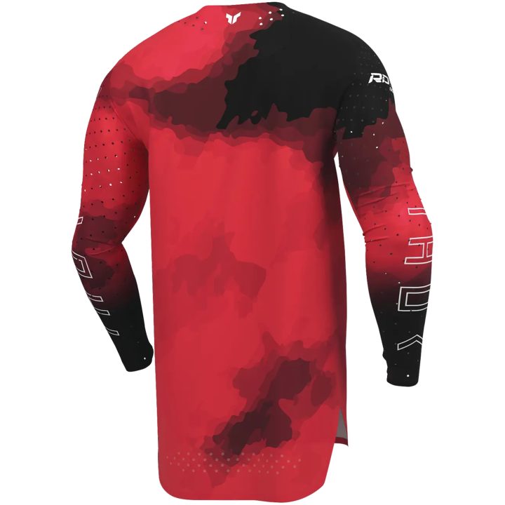 Crosstrøje Sportmode Carbon Sort/rød THOR s – billede 3