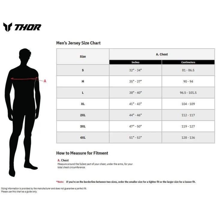 Crosstrøje Sportmode Carbon Sort/rød THOR s – billede 8