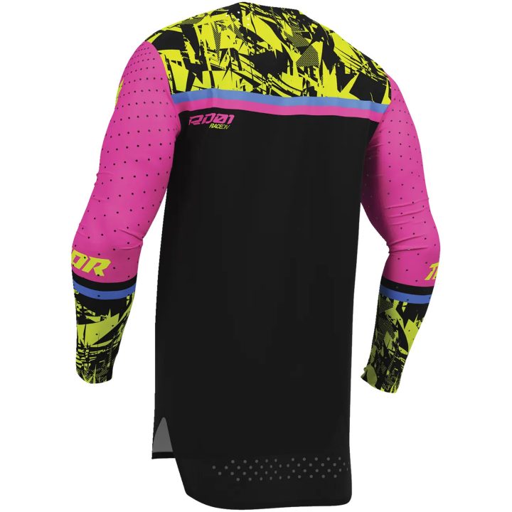 Crosstrøje Sportmode Punkd Sort Pink THOR s – billede 3