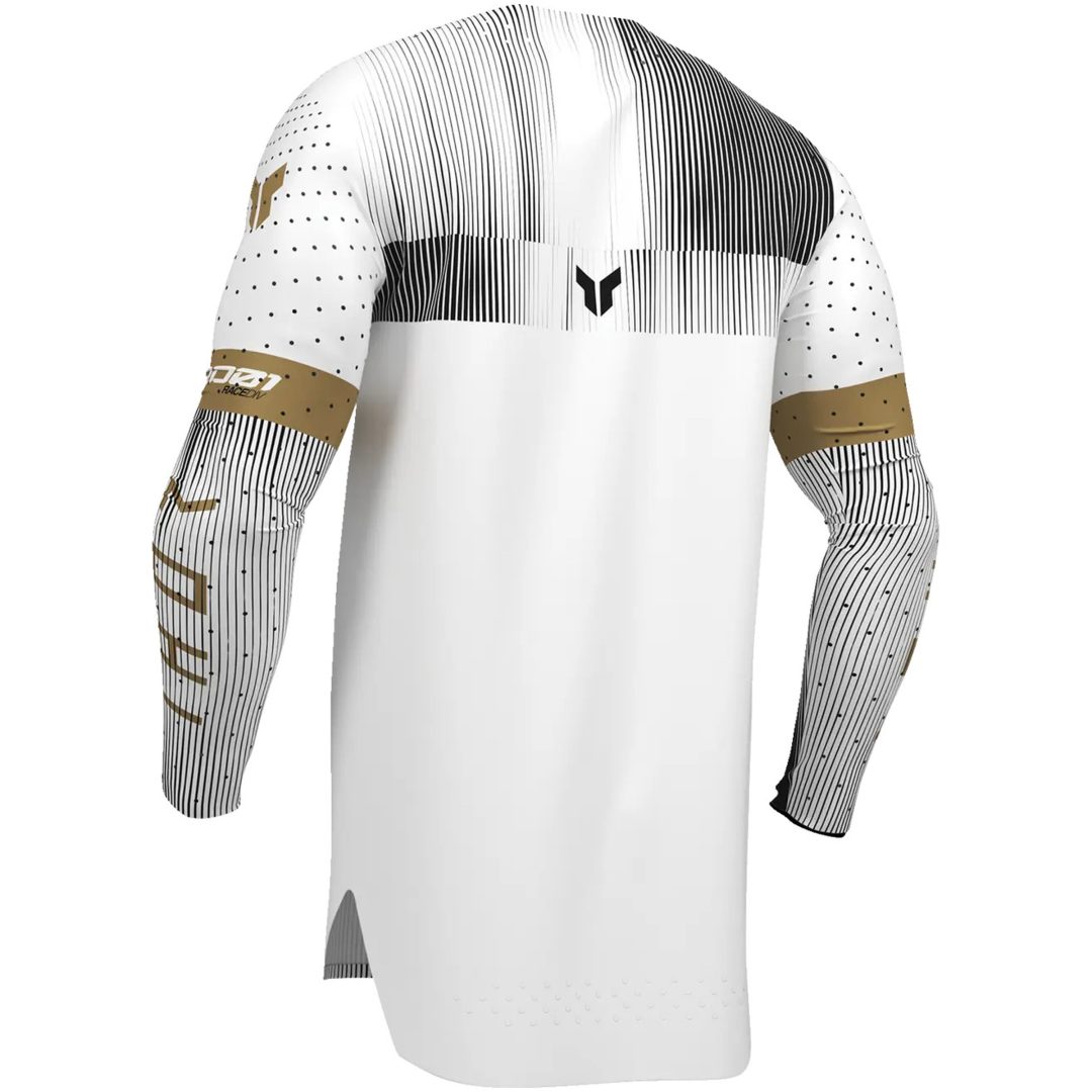 Crosstrøje Sportmode Vanish Sort Hvid THOR s – billede 3