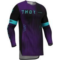 Crosstrøje Sportmode Vanish Sort Lilla THOR
