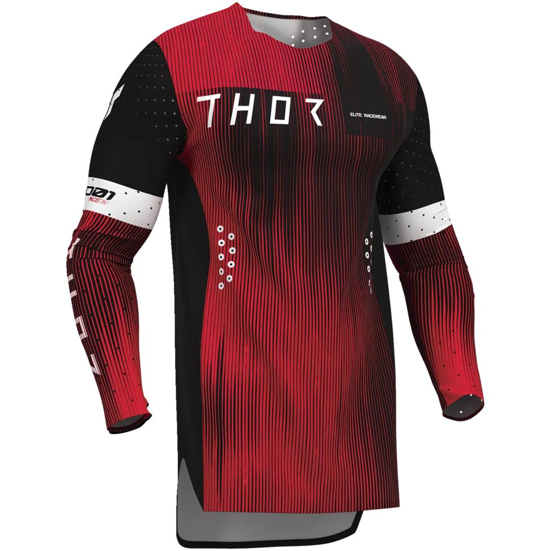 Crosstrøje Sportmode Vanish Sort Rød THOR s