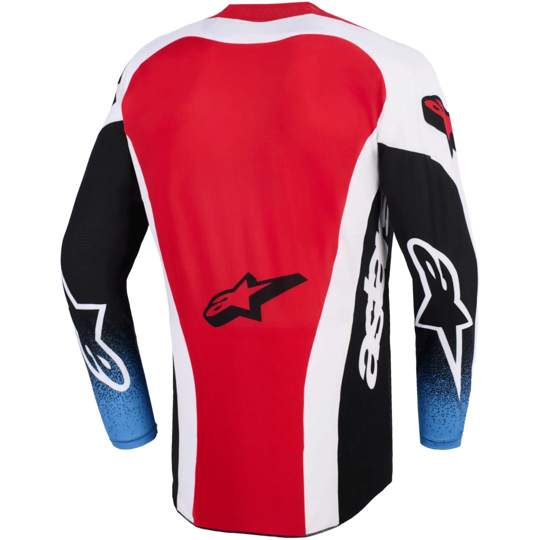 Crosstrøje Techstar Knif Sort Rød Hvid ALPINESTARS(MX) Small – billede 2