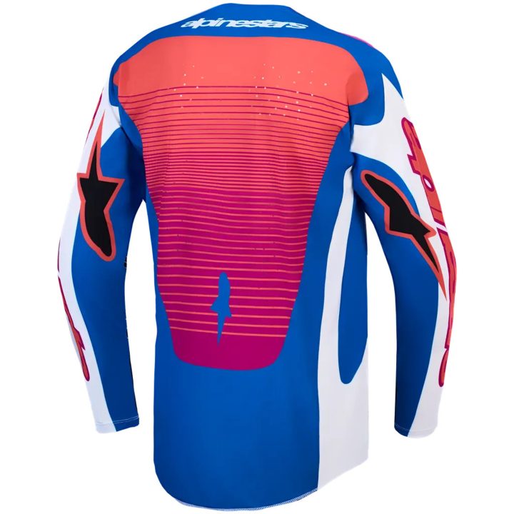 Crosstrøje Techstar Maven Blå Pink Hvid Alpinestars s – billede 2