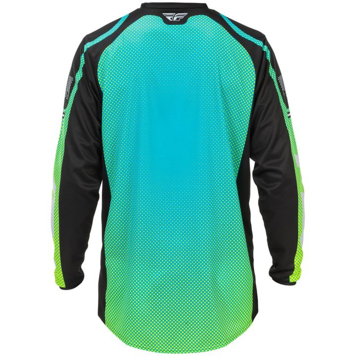 Crosstrøjer F-16 Turkis/Sort/Hvid FLY RACING XXL – billede 2