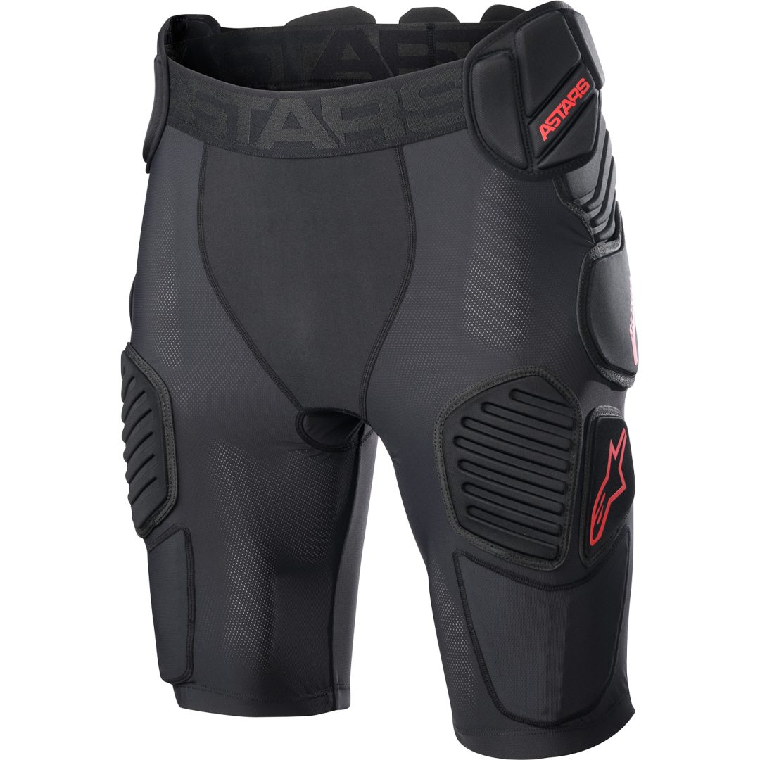Crossunderlagsshorts Bio Pro Sort/Rød ALPINESTARS Small