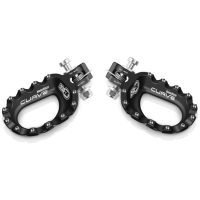 Curve Footrests Aluminium Black S3