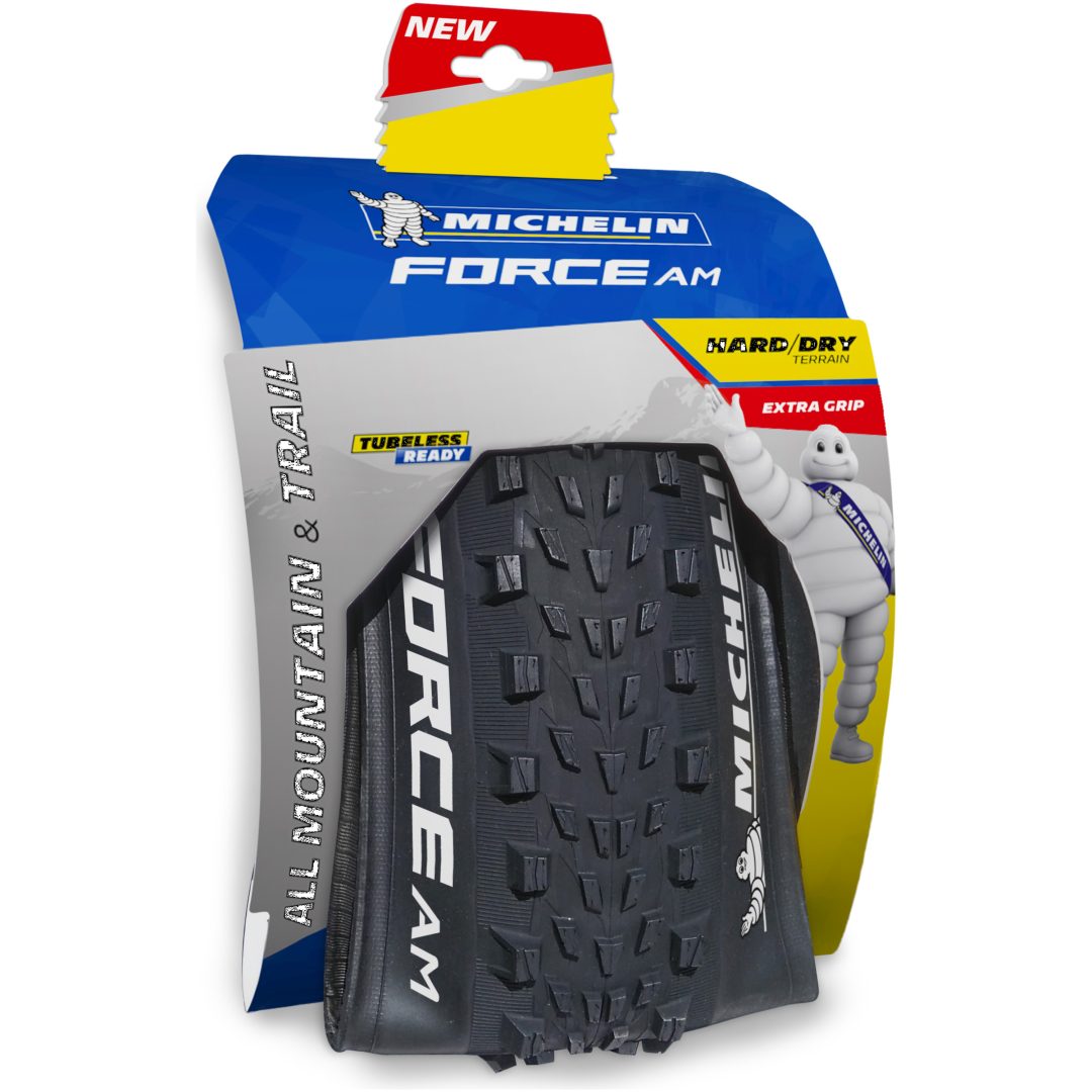 Cykel Dæk Mtb Force Am Competition Sort MICHELIN Dæk – billede 3
