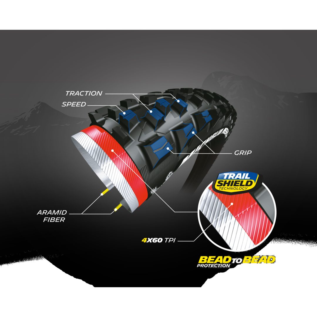 Cykel Dæk Mtb Wild Am Performance Line Sort MICHELIN 27.5 x 2.60 – billede 3