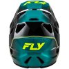 Cykelhjelm Off-Road Rayce Repeat Sort/Turkis/Gul FLY RACING ym – miniature 2