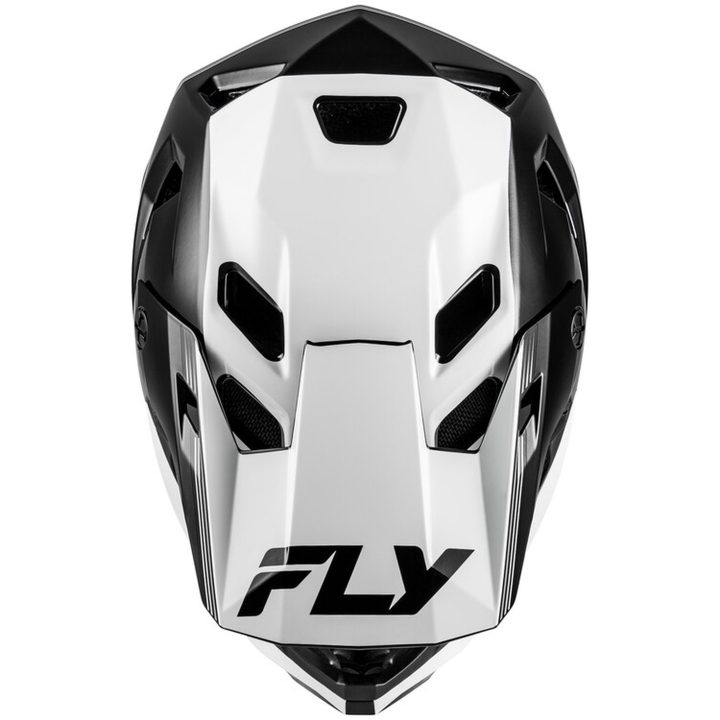 Cykelhjelm Rayce Repeat Sort/Hvid Blank FLY RACING XL – billede 3