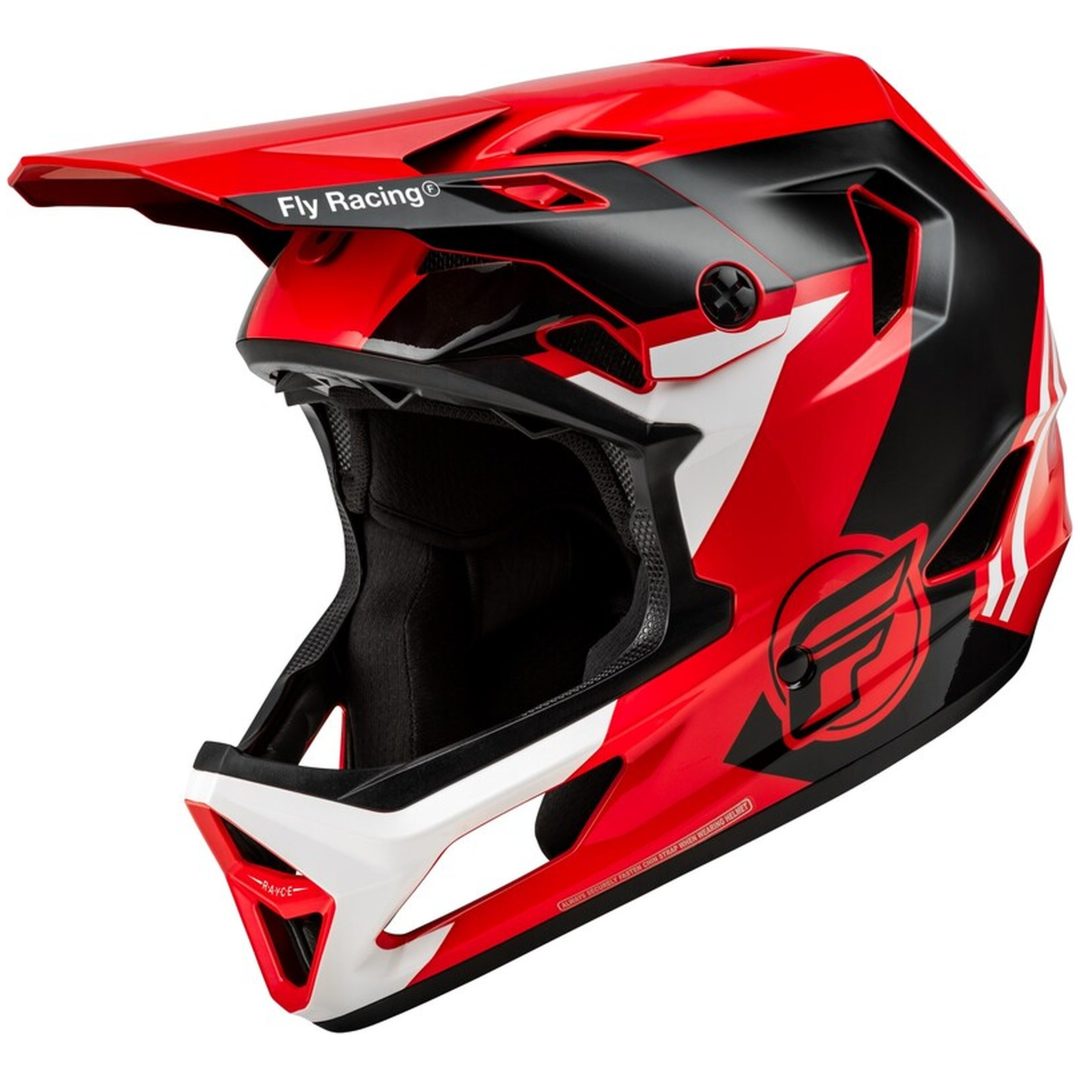 Cykelhjelm Rayce Rød/sort/hvid FLY RACING M