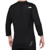 Cykeltrøje 3/4 Armtc Sort 100% MTB Small – miniature 3