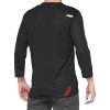 Cykeltrøje 3/4 Armtc Sort/rød 100% MTB Medium – miniature 3