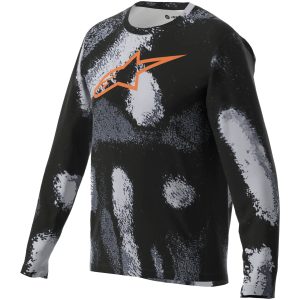 Cykeltrøje A-Dura Ride Langærmet Sort Camouflage ALPINESTARS BICYCLE