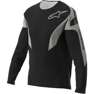 Cykeltrøje A-Supra Elite Langærmet Sort/Grå ALPINESTARS BICYCLE