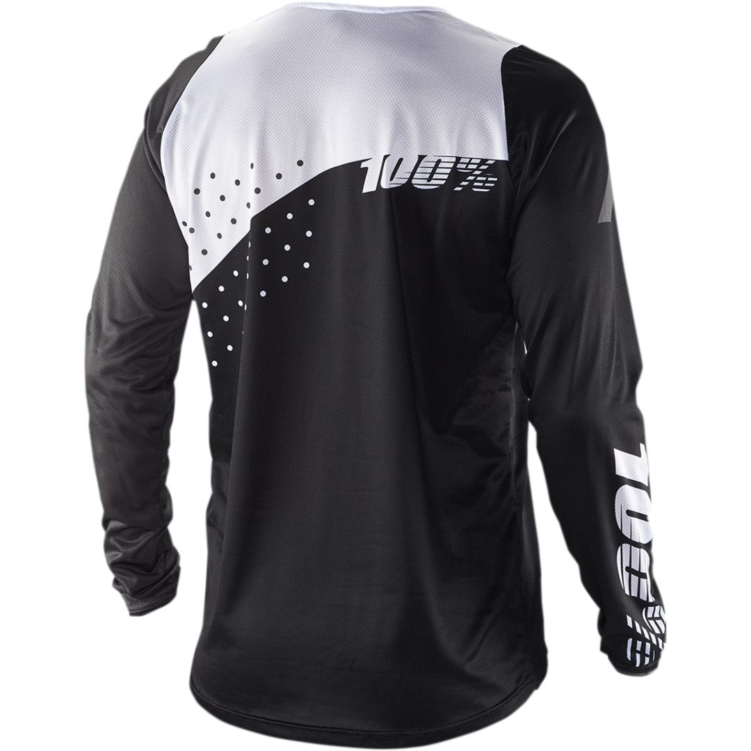 Cykeltrøje Ls R-core Sort/hvid 100% MTB Small – billede 3