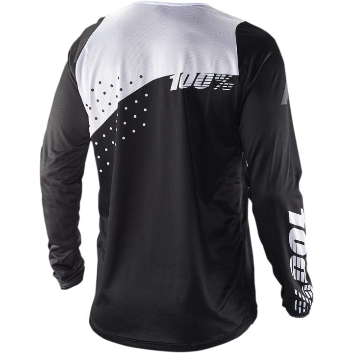 Cykeltrøje Ls R-core Sort/hvid 100% MTB Small – billede 3