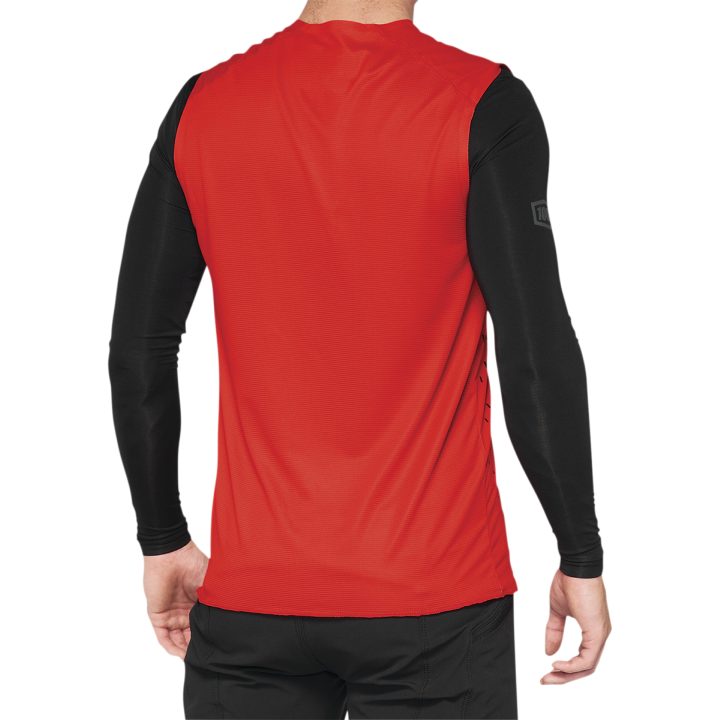 Cykeltrøje R-core Rød 100% MTB Medium – billede 3