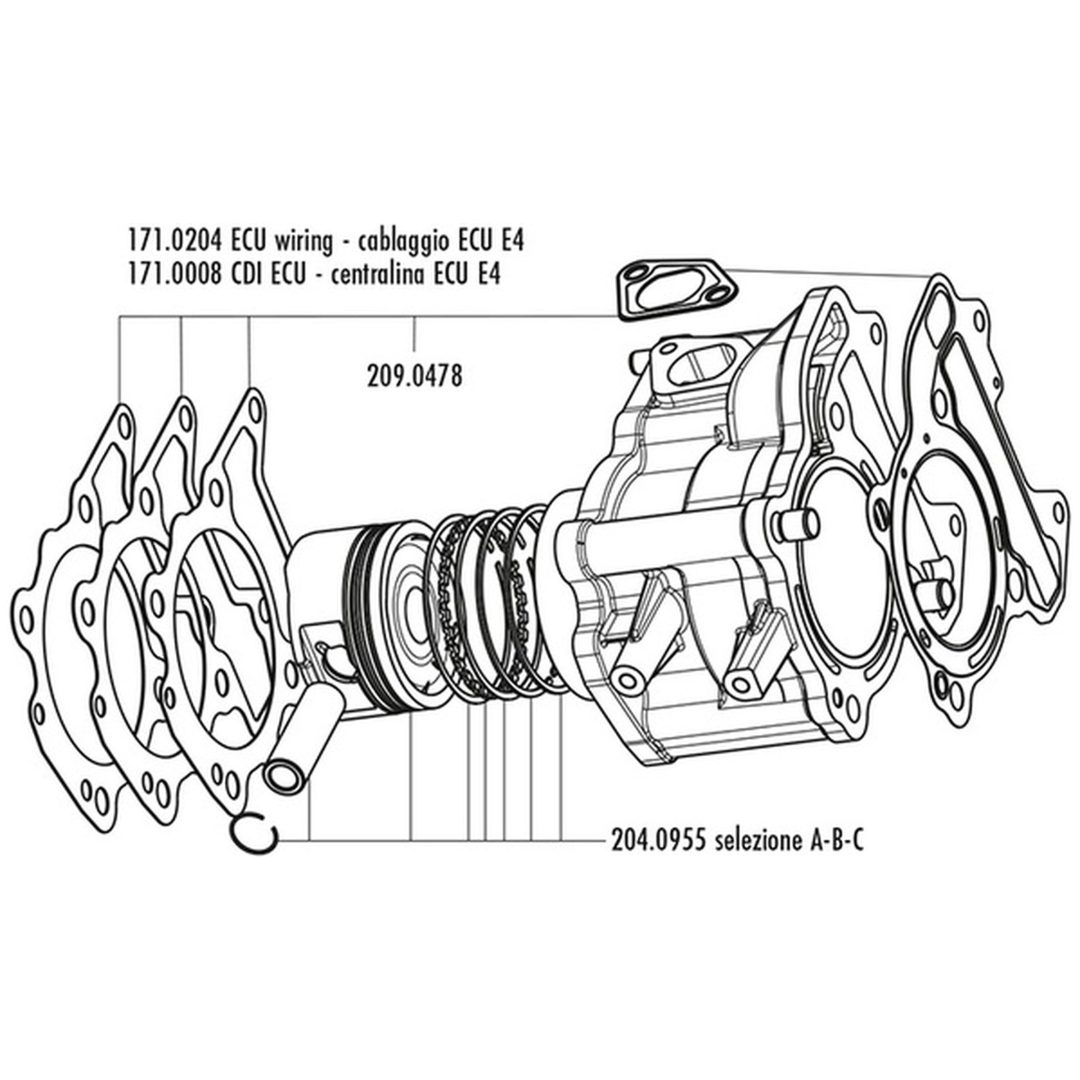 Cylinderkit POLINI – billede 3