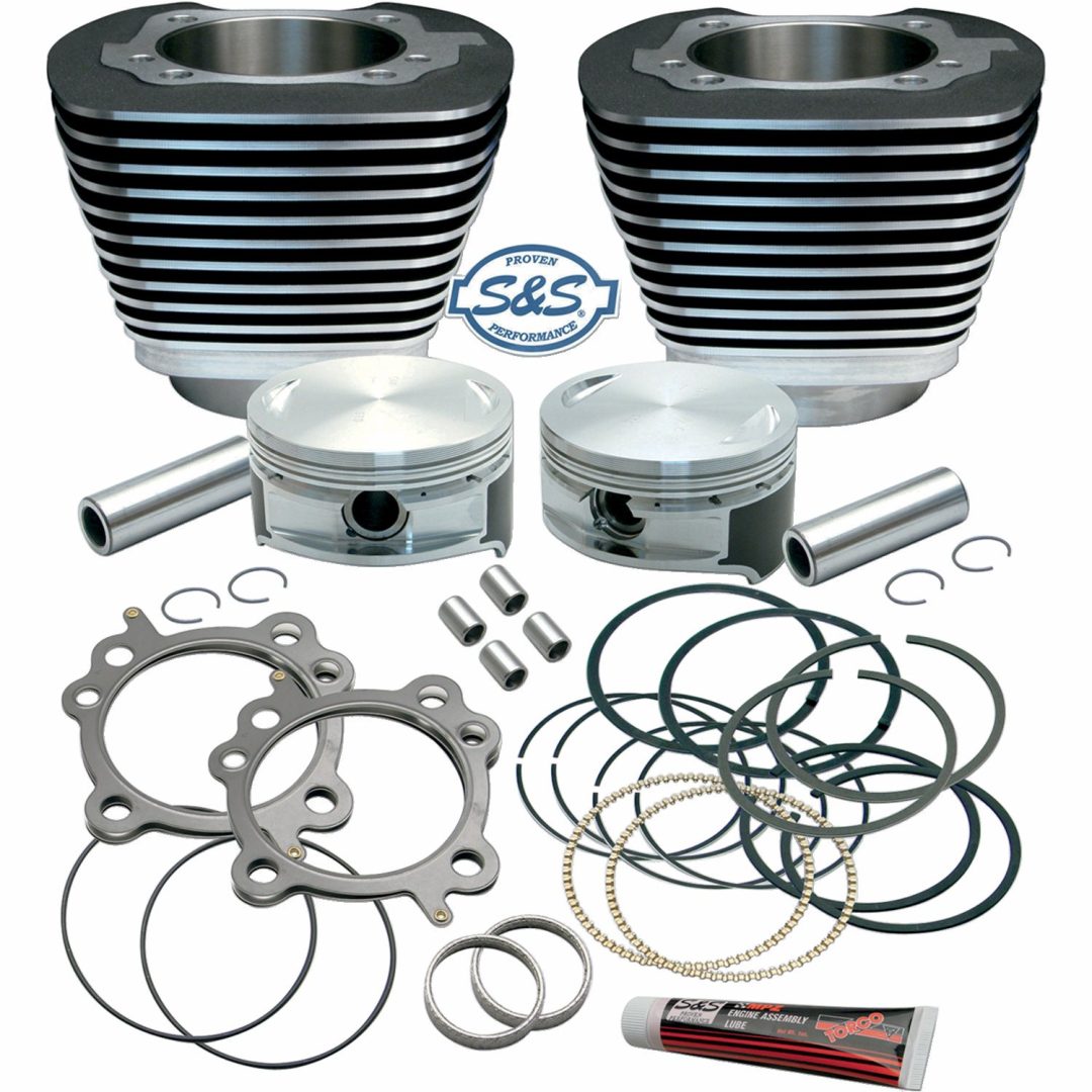 Cylindersæt 106" Stroker 3.875" Med 10.5:1 Kompression S&S Cycle SORT