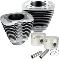Cylindersæt med stempler Natur Aluminium S&S Cycle