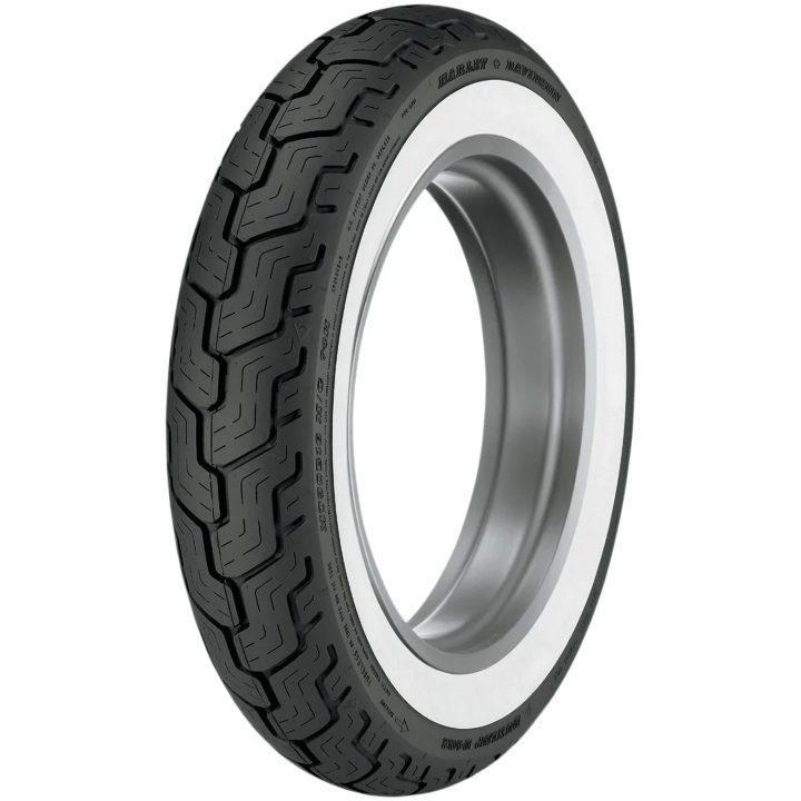 Dæk D402 Street Bias Hvidvæg Slangeløs For DUNLOP MT90B16 – billede 2