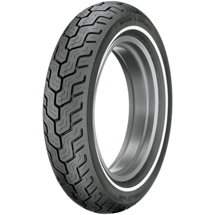 Dæk D402 Street Bias Hvidvæg Slangeløs For DUNLOP MT90B16 – billede 4