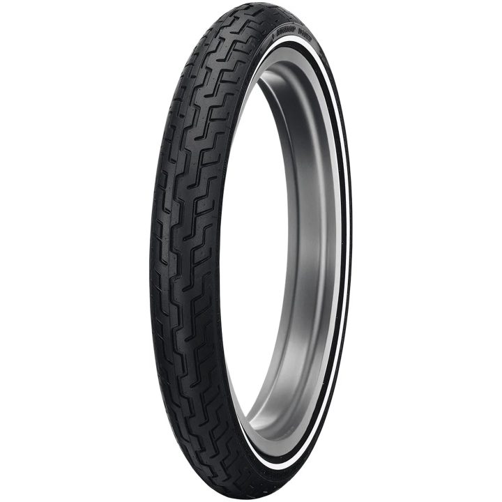 Dæk D402 Street Bias Hvidvæg Slangeløs For DUNLOP MT90B16 – billede 6