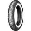Dæk D402 Street Bias Hvidvæg Slangeløs For DUNLOP MT90B16 – miniature 1