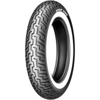 Dæk D402 Street Bias Hvidvæg Slangeløs For DUNLOP
