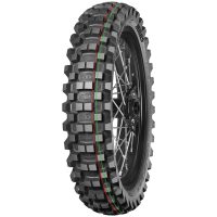Dæk -MX MH Medium Hard Terrain Rød/Grøn MITAS