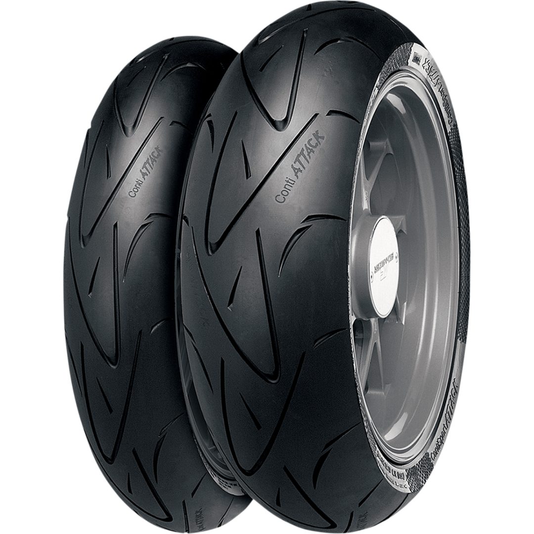 Dæk SportAttack Radial Sort CONTINENTAL – billede 2